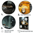 thumbnail image 3 of Designart "Classic Black Garbage Collector I" Truck Canvas Wall Art, 3 of 7