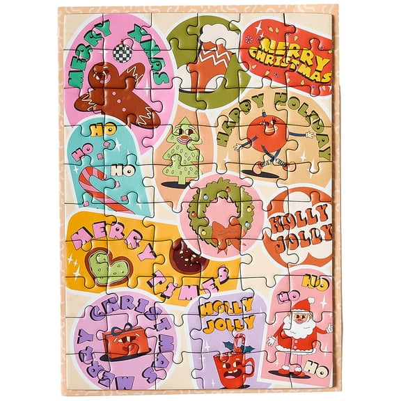 Journey of Something: Happy Holiday - Greeting Card Jigsaw Puzzle - 6.9 x 5", Write A Message On The Puzzle Back, Interactive Card w/ Gift Envelope
