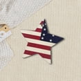 thumbnail image 4 of pdqouc 40 Pcs Décorations du 4 Juillet Ensemble d'Étoiles en Bois Décorations Rouges Blanches et Bleues Rétro Patriotique Plateau du Memorial Day Décor Fête du Travail Fête de l'Indépendance Décor de la Journée des Anciens Combattants pour la Maison, Style C, 4 of 4