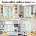 thumbnail image 5 of Green Flower Kitchen Curtains Window Panels, Watercolor Floral Botanical Line Drawing Print Insulated Window Treatment Curtain, Grommet Curtains for Bedroom/Living Room/Bathroom, 2 Piece 42"Wx54"L, 5 of 8