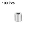 thumbnail image 3 of Unique Bargains M3 Aluminum Sleeve Crimp 3mm(1/8 In) Steel Wire Rope Button Stop 100 Pcs, 3 of 4