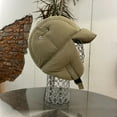 thumbnail image 1 of Gorro de invierno grueso y cálido con protección para los oídos de plumón de Lei Feng, gorro de estilo retro de Corea del Sur a prueba de frío para exteriores, esquí, montar a caballo y volar, 1 of 6