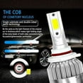 thumbnail image 2 of LED Headlight Kit 9012 6000K White Bulbs Hi/Low Beam for Chevy Cruze 2017-2018, 2 of 5