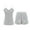 1-White, variant on Women's Satin Pajamas Set 2 Piece Lace Patchwork V Neck Camisole with Pjs Shorts Sets Sexy Fashion Sleepwear Outfits