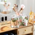 thumbnail image 6 of Watercolor Elegant Roses Translucent Plastic Cans Storage Canisters with Lid Set of 2, 6 of 7