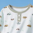 thumbnail image 4 of NOLDARES Toddler Baby Boy Clothes Long Sleeve Crewneck Sweatshirt with Pants Spring Fall Winter Outfits(Light Green,6-7 Y), 4 of 5