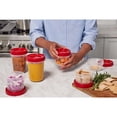 thumbnail image 4 of Rubbermaid Takealongs 12 Piece Food Storage Set, Red, 4 of 8