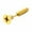 Gold, variant on QIQUWOHUL Stainless Steel Screw Ear Stud Earring Piercing Jewelry
