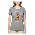 thumbnail image 2 of Wild Bobby A Mother's Love Is Like No Otter Women Graphic Tee, 2 of 6