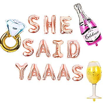 She Said Okurrr Balloon Banner Bridal Shower Decor Cardi Party She Said Yes! Bachelorette Party Decor Funny Bachelorette Decor