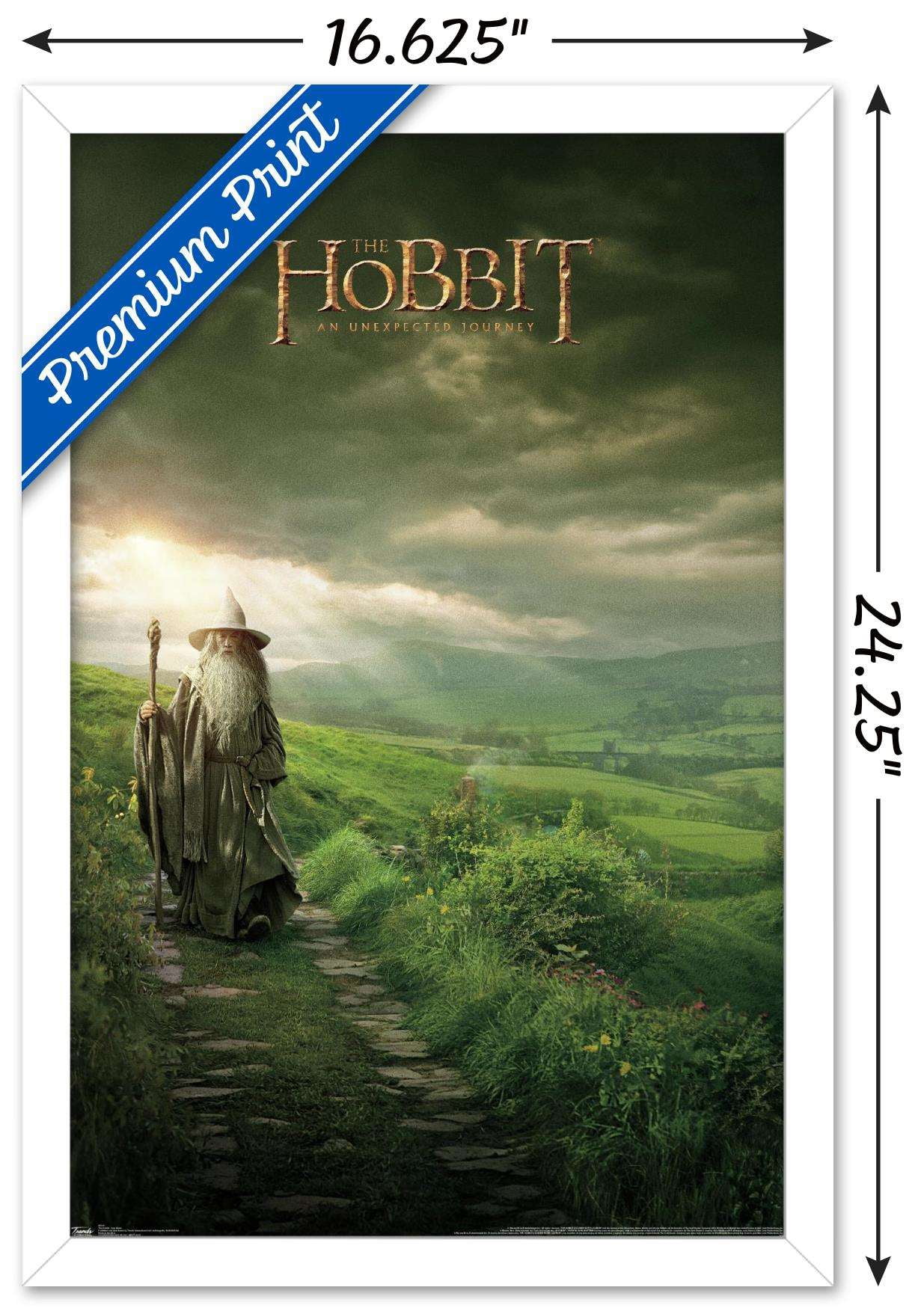 The Hobbit: An Unexpected Journey - One Sheet Wall Poster, 14.725" x 22.375", Framed