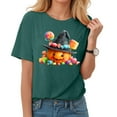 thumbnail image 6 of Godom Fall Pumpkin Shirts Womens Casual Autumn Graphic Tees Halloween Tops, 6 of 7