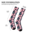 thumbnail image 2 of Lsque Rose Flowers Pattern Sport Compression Socks for Men & Women 15-20 mmHg Knee High Nurse Pregnant Running Medical and Travel Athletic, 2 of 6