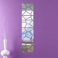 thumbnail image 2 of Pegatinas de pared con espejo cuadrado, decoración, combinación de costuras, pegatinas de pared, decoración de pared, 2 of 3