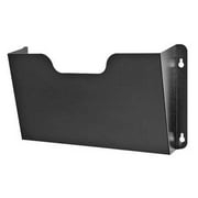 BUDDY PRODUCTS 5201-4 Letter Size Wall Pocket,Black
