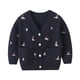 thumbnail image 2 of Cárdigan para niños, suéter con botones, prendas de vestir, chaqueta informal, 110cm para niños y niñas, 2 of 9