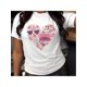 thumbnail image 1 of Camiseta con estampado de San Valentín para hombre y mujer, de algodón, cuello redondo, manga corta, deportiva, para todas las estaciones, para adultos, hombres, mujeres, adolescentes, jóvenes y tiemp, 1 of 5