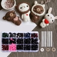 thumbnail image 2 of 566 Piezas de Ojos de Seguridad de Plástico para Tejer Amigurumi, Ojos de Ganchillo con Arandelas, Ojos de Seguridad para Animales para Hacer Juguetes de Punto, 2 of 6