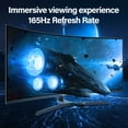 thumbnail image 3 of Gawfolk 34 Inch Curved Gaming Monitor 165hz Ultrawide, WQHD 3440x1440, Screen PC Computer, 1500R,21:9, 3 of 8
