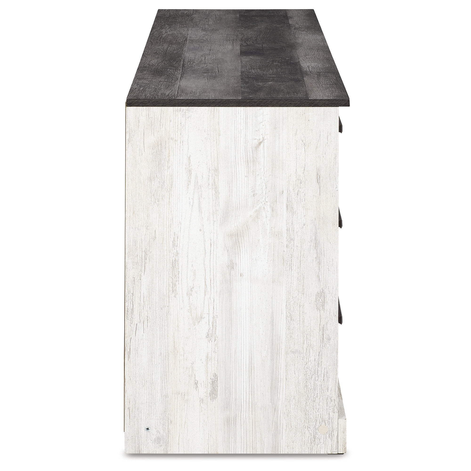 Signature Design by Ashley Shawburn Six Drawer Dresser, Two-Tone Whitewash  and Rustic Gray, Modern Farmhouse - Walmart.com