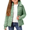 thumbnail image 2 of Abrigo de invierno cálido con capucha para niños, chaqueta ligera y gruesa acolchada de algodón, abrigo para niños, 2 of 9