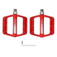 thumbnail image 2 of Cycling Pedals, 1 Pair Aluminum Alloy Lightweight Non Slip Enlarged Universal Riding Pedals for Mountain Bikes, 2 of 7