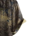 thumbnail image 4 of Mens Vintage Printed Shirt Short Sleeve Button Down Tops Casual Floral Summer Beach Shirt 2XL, 4 of 6