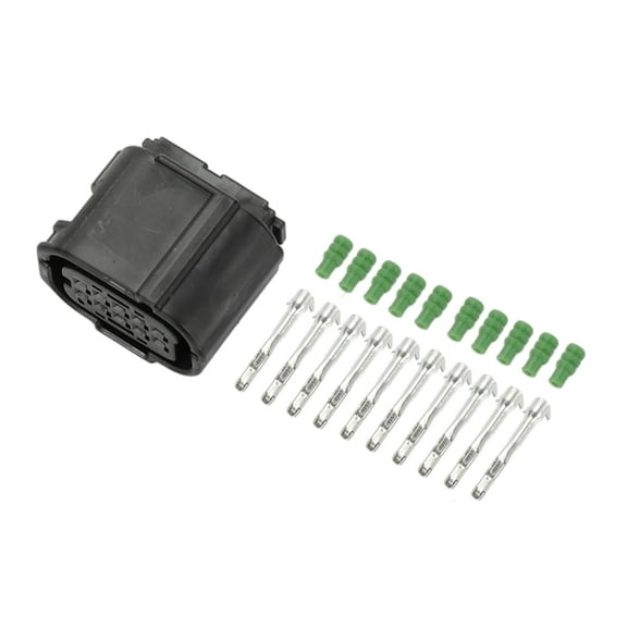 Unique Bargains 10 Pin Parking Assist Sensor Connector Plug Waterproof for Toyota for Lexus No.9098012380 1 Set