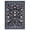 Dark gray-blue, variant on COZONY Washable Area Rug, Low Pile Farmhouse Floral Non-Slip Vintage Throw for Bedroom, Dining Room, Kitchen
