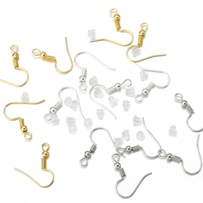 Earring Hooks, DIY Earring Backs, Ear Wires Fish Hooks for Jewelry