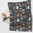 thumbnail image 6 of Naloa Coffee Lover Print Dog Blanket, 3 Sizes Cat Blanket for Indoor Cats Large Medium Small Dog Gifts-Medium, 6 of 8