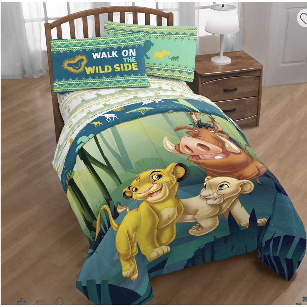 The Lion King Twin Comforter & Sheet Set (4 Piece Bed In A Bag