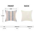 thumbnail image 5 of 4th of July Summer Outdoor Pillow Covers 20 x 20 Inch, Blue Red Polka Dots Striped Decor Throw Pillows for Couch Bed, Boho Modern Farmhouse Decorative Pillowcase Linen Cushion Cover Set of 2, 5 of 6