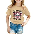 thumbnail image 3 of Vêtements pour Filles Imprimé Chemise à Manches Courtes Col Rond Été pour Adolescentes Vêtements Filles 5-6 Ans Mode, 3 of 3