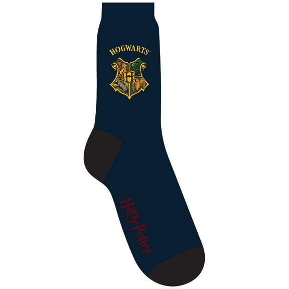 Harry Potter HP Socks ~ Hogwarts Crest (size L)