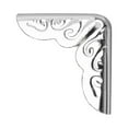thumbnail image 4 of Unique Bargains Metal Book Corner Protectors Edge Cover Guard 15x15x3mm Silver Tone 100Pcs, 4 of 4