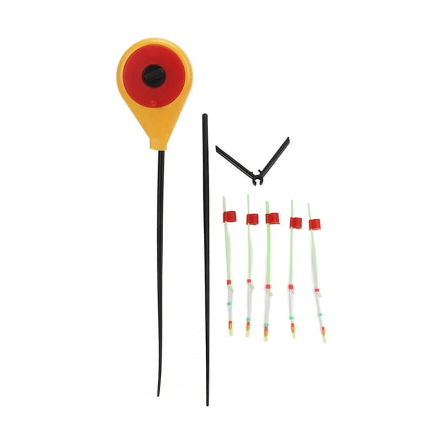 5 unids/set caña de pescar en hielo de invierno punta superior con varilla de extensión de doble espesor para pesca de invierno
