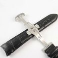 thumbnail image 5 of 23mm COUTURIER Series T035439A T035617A T035439.617 Genuine Leather curved end Watch Band Strap Bracelet+Silver Butterfly Buckle For T035, 5 of 5
