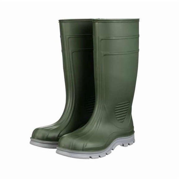 Heartland Footwear Rubber Boot,Men's,5,Knee,Green,PR 70657-05