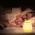 thumbnail image 4 of Children Night Light, EECOO Cute Cat Lamp Soft Silicone Sensitive Tap Control Decompression Toy, 4 of 5