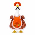 thumbnail image 2 of Lzobxe Lawn Goose Statue Costume 23" Porch Goose Clothes Set, Fall Harvest Themed Goose Statue Outfit with Hat Entryway Front Door Back Yard, 2 of 8