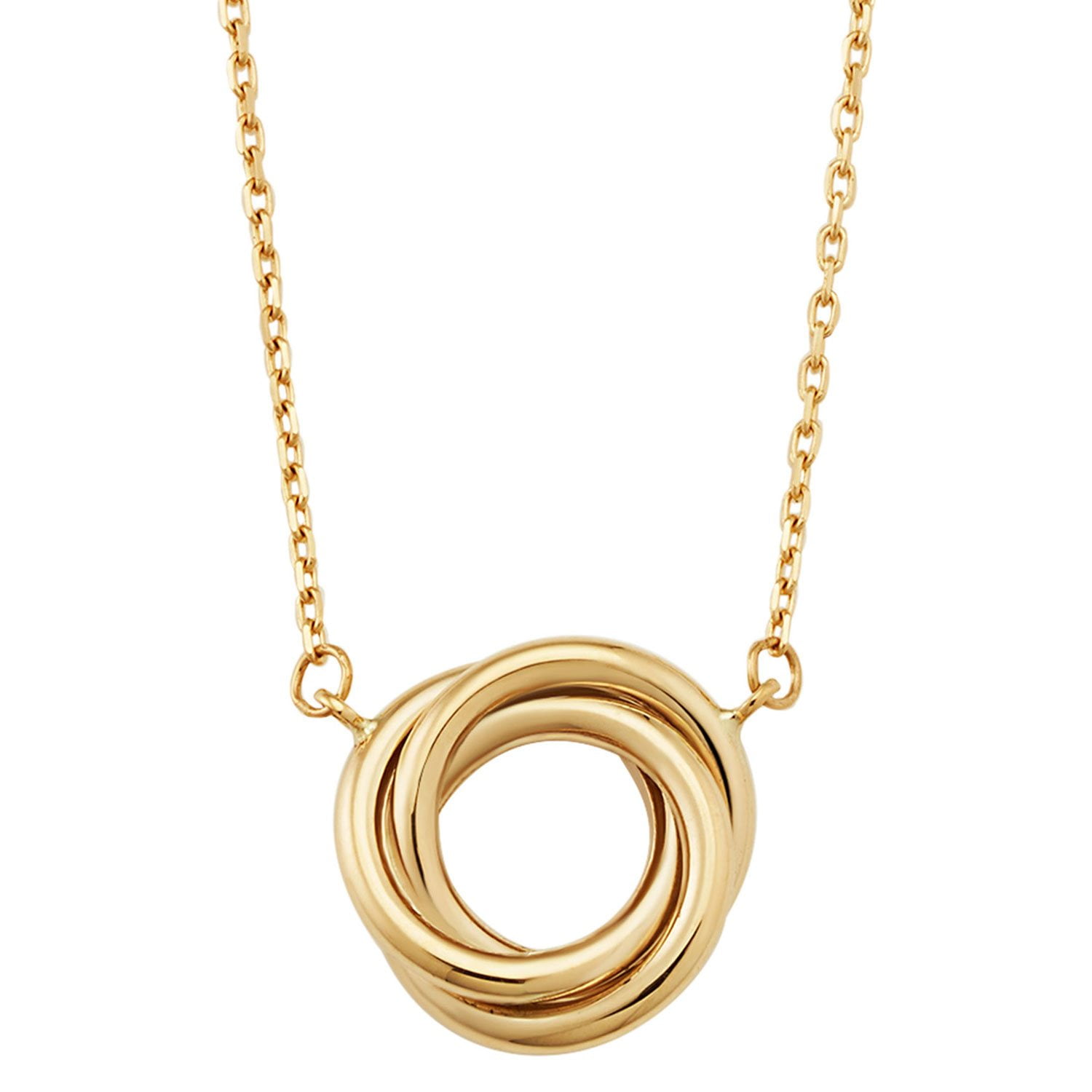 Love Knot Pendant Necklace in 14K Gold - Samsclub.com