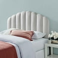 thumbnail image 2 of Headboard, Twin Size, Velvet, Light Grey Gray, Modern Contemporary Urban Design, Bedroom Master Guest Suite, 2 of 9