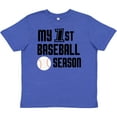 thumbnail image 3 of Inktastic my 1st baseball season Youth T-Shirt, 3 of 5