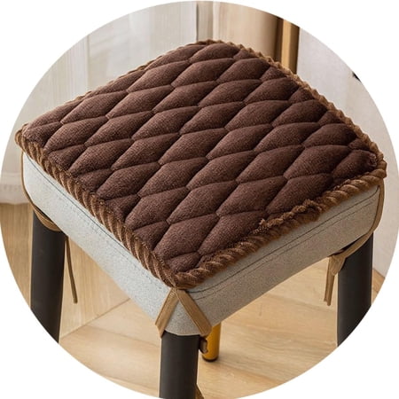Bar Stool Seat Chair Cushion Pads/Cover Square with Ties for Dinin Chairs Kitchen, Office and Garden Non Slip Comfortable Cushion(Color 3,1pc 25X25cm)