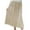 Beige, variant on RUTAYY 2025 Spring Summer New Pleated Design Elastic High Waist Knee Length Mid-Length Skirt For Women Solid Color Smocked Boho Pleated Skirts