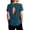 Navy, variant on Open Back Workout Tops for Women 2026 Summer Short Sleeve Crewneck Athletic Gym Shirts Yoga Pilates Outfits