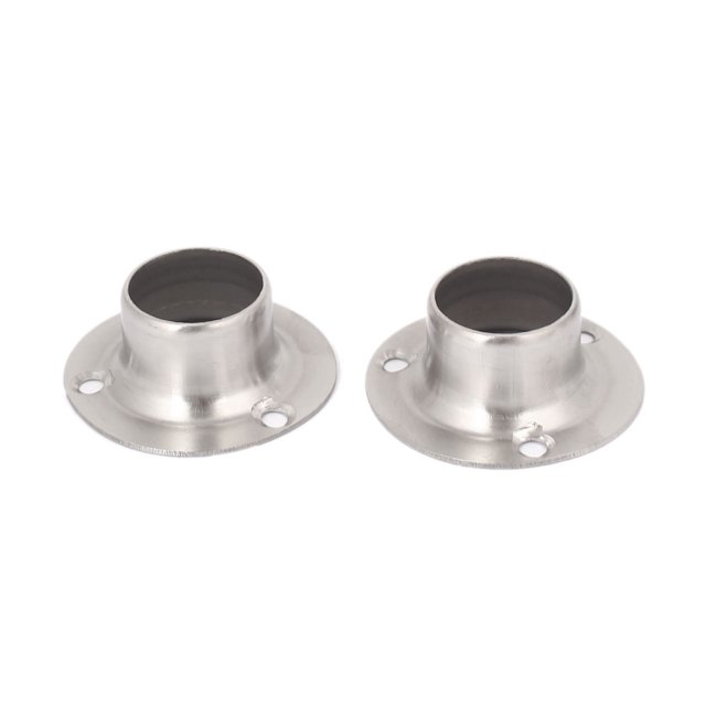 Unique Bargains Support de Rail de Douille de Tuyau 22mm de Diamètre 2 Pcs pour Garde-Robe