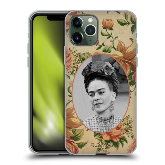 Head Case Designs Officially Licensed Frida Kahlo Portraits And Quotes Floral Soft Gel Case Compatible with Apple iPhone 11 Pro
