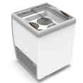 thumbnail image 4 of 26 in. 4 Tub Ice Cream Dipping Cabinet Display Freezer with Sliding Glass Door, 6 cu. ft. KM-ICD-26SD., 4 of 10
